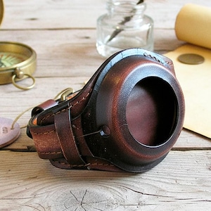 Ww1 Pocket Watch and Leather Strap - Etsy