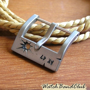 Watch strap buckle 22mm titanium. Handmade titanium watch buckle 22mm. Watch buckle vintage. Dieselpunk watch buckle. Military watch buckle.