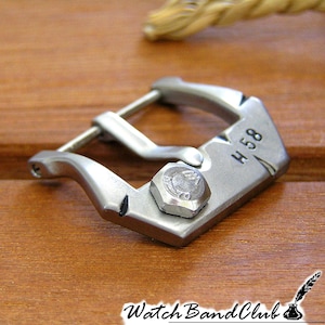 Watch band buckle 20mm titanium. Handmade watch strap buckle. Titanium watch buckle vintage. Dieselpunk watch buckle. Military watch buckle.