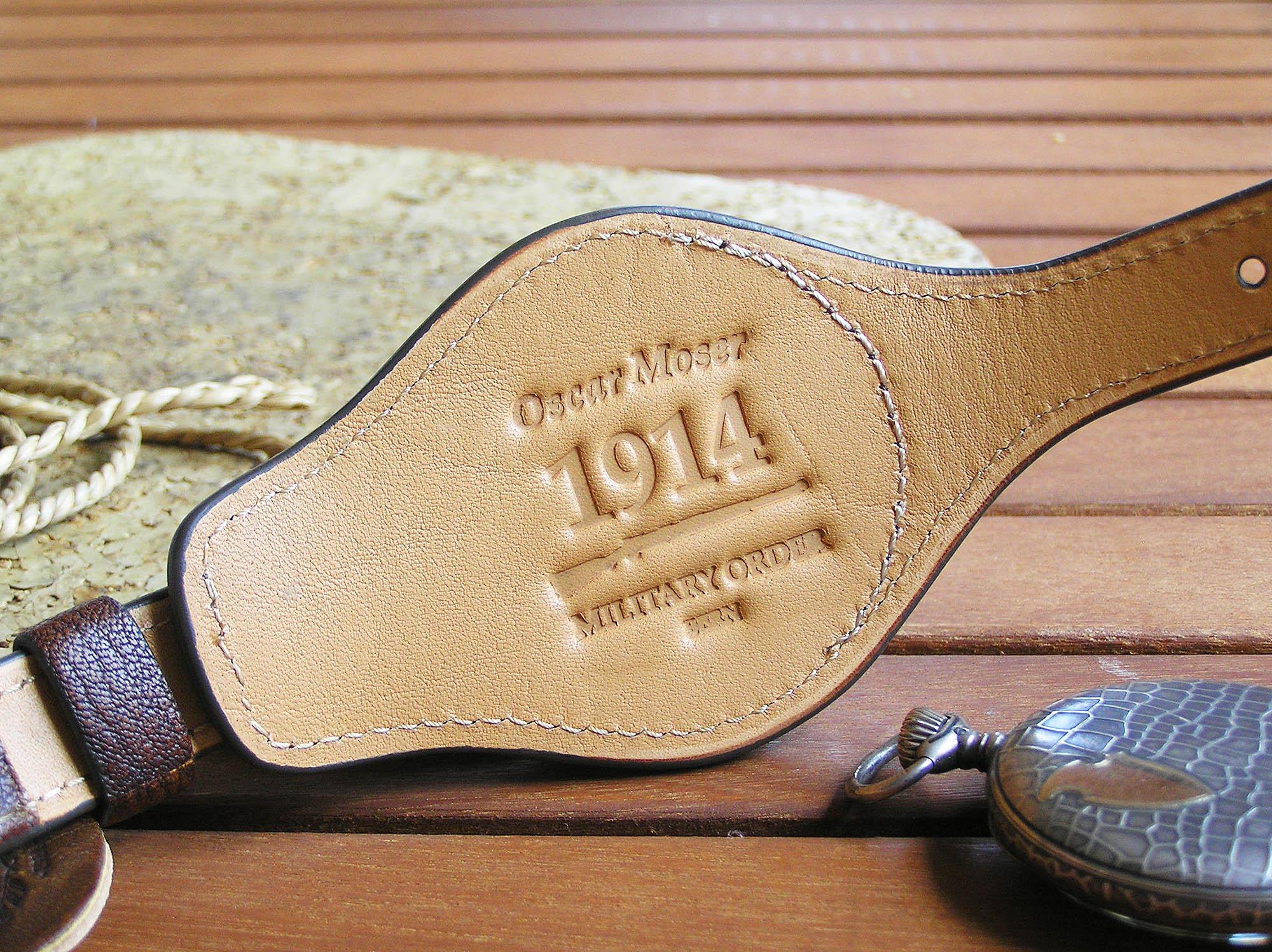 懐中時計バンド個性WW1代用 Pocket Watch Strap明治大正日本軍 Vintage Leather Trench Watch Strap, WWI Style Pocket Watch Wrist