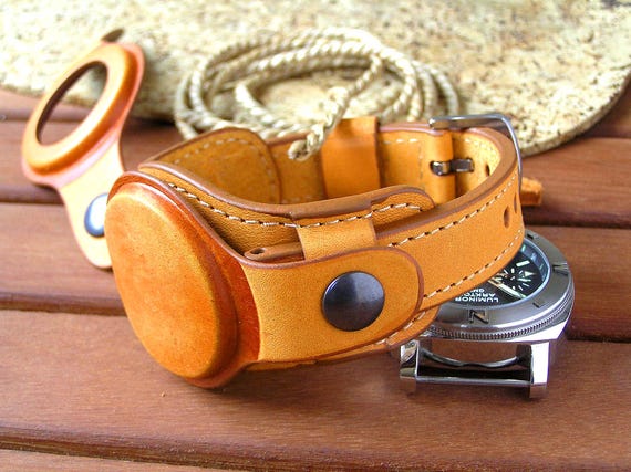 Watch Band Yellow Leather Cuff Watch Strap 20mm. Handmade Cover Wristwatch Bund Wrist Strap Vintage Style. Best Friend Gift Gift for Him. Etsy Canada
