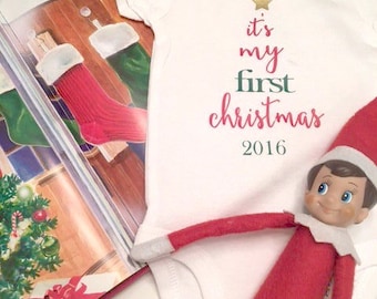 First Christmas Baby Onesie® / Unisex Onesie®