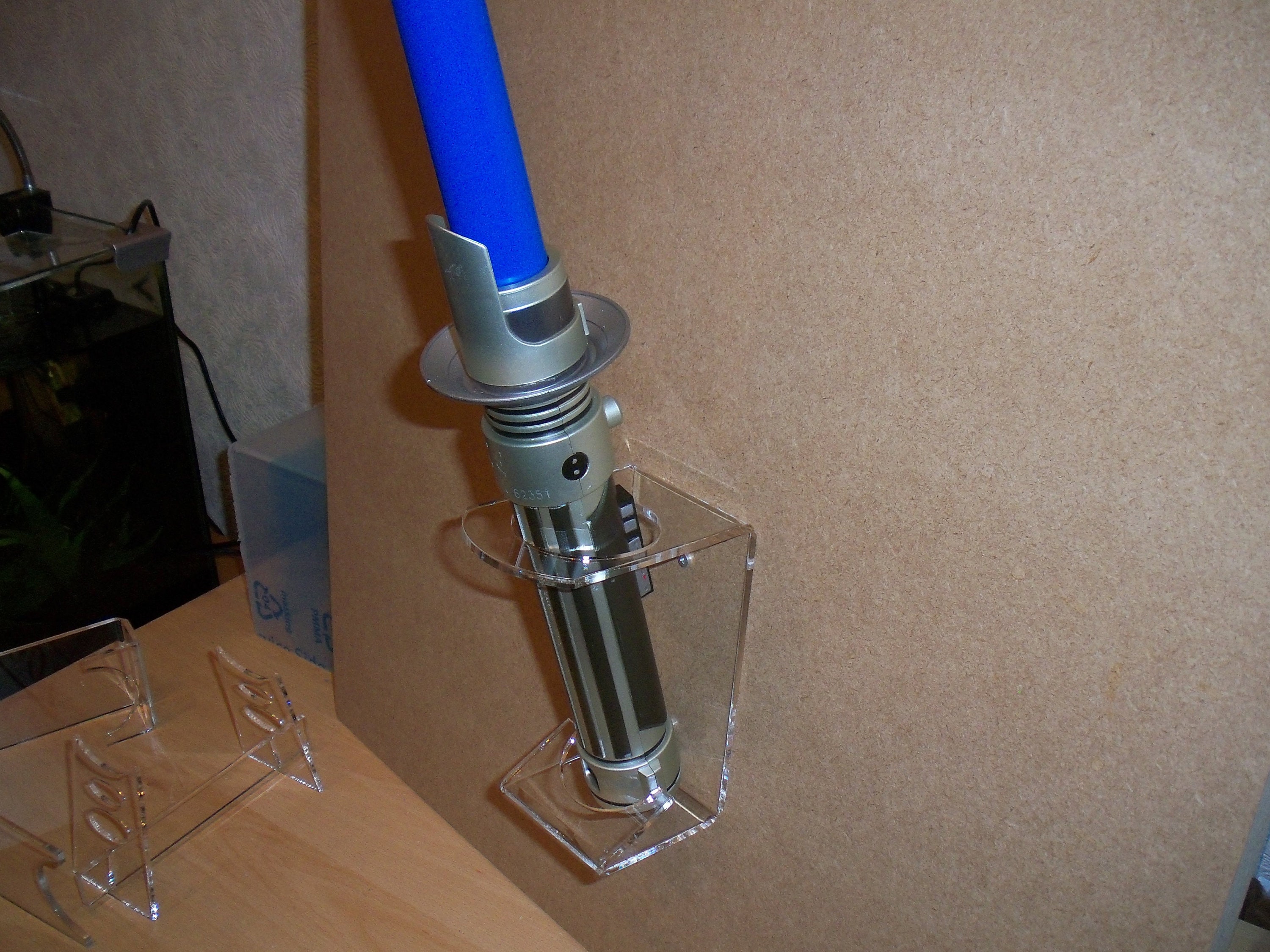 Acrylic Perspex Star Wars Lightsaber Wall Mount Display Etsy UK