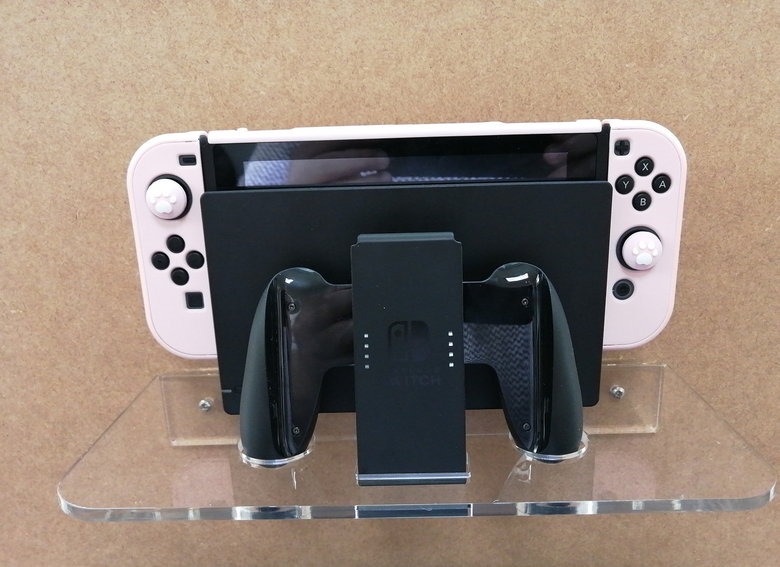 Clear Acrylic Wall Mount Shelf for Nintendo Switch Desk Space Etsy UK