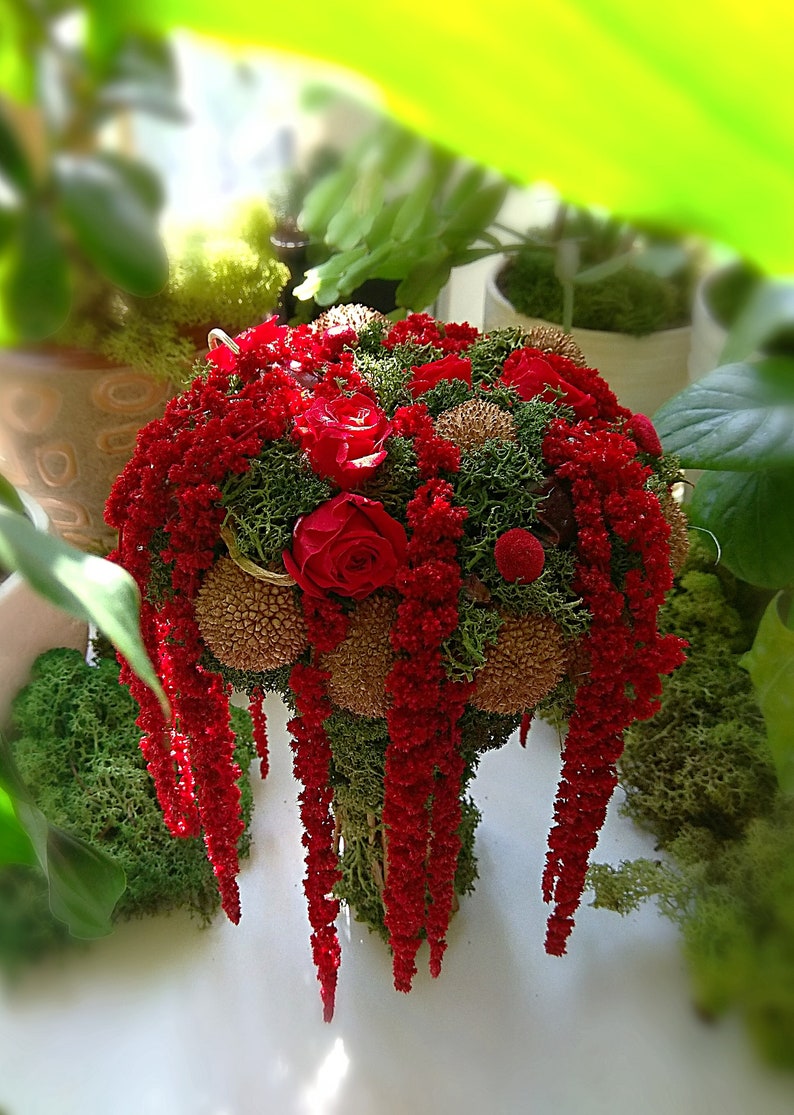 Forever Flowers Sale birthday bouquet Amaranth Small Roses 2019 flowers Live Floral Tree Moss Natural floral Bright Gifts Preserved Decor
