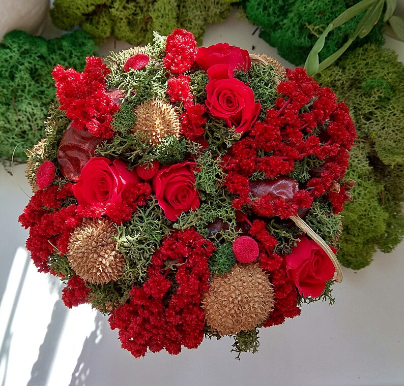 Forever Flowers Sale birthday bouquet Amaranth Small Roses 2019 flowers Live Floral Tree Moss Natural floral Bright Gifts Preserved Decor