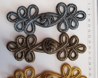 Alamaro trimmings VARIOUS COLORS! Toggle button closures