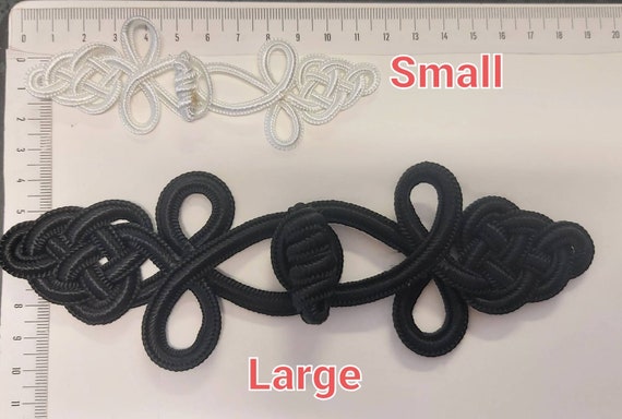 Alamari passamaneria realizzati in Italia  MADE-IN-ITALY toggle button clousure