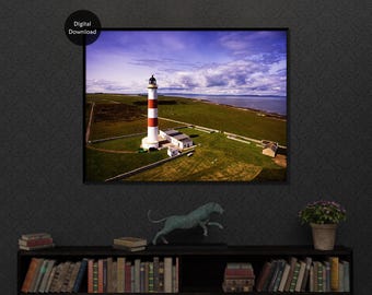 Tarbat Ness Lighthouse Print: Scottish Highlands Wall Art (Digital Download)
