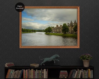 Inverness Scotland Printable Wall Art, Scottish Highlands Photography, Home Decor, Hotel Decor