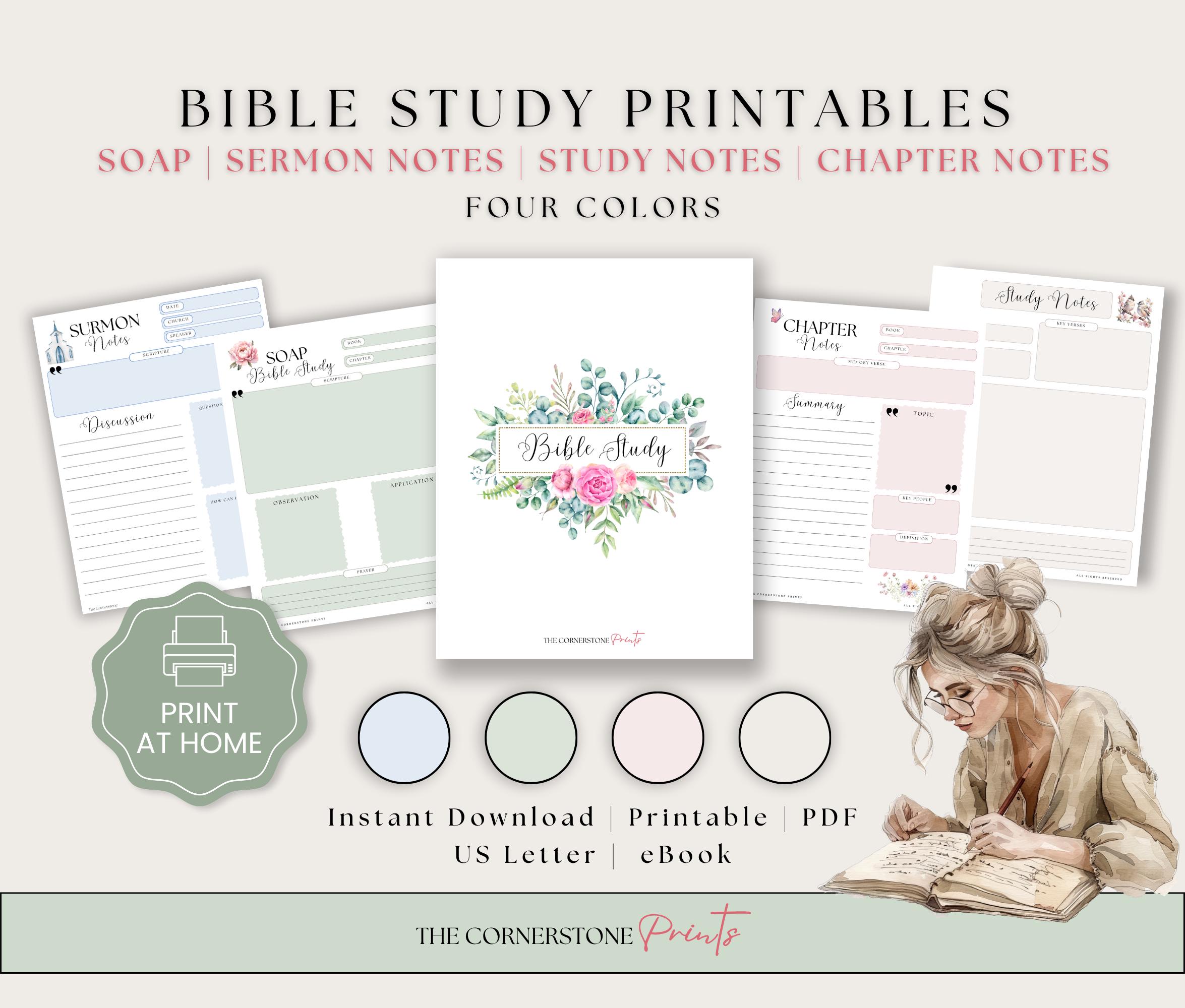 Womens Scripture Writing Printable | Bible Study Planner Guide (digital ...