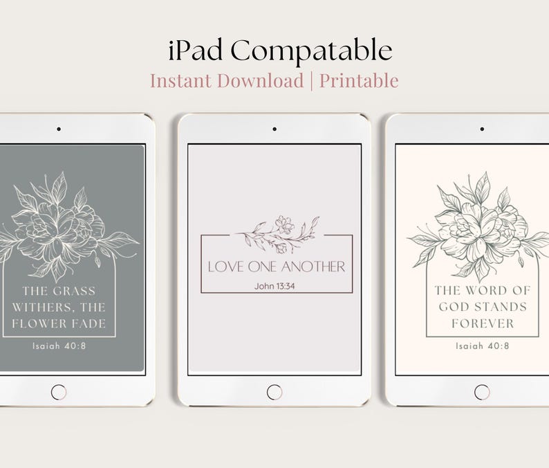 A collection of Christian minimalist background wallpapers featuring soft beige & grey designs, simple layouts, and faith-inspired themes for phones, iPads and desktops.