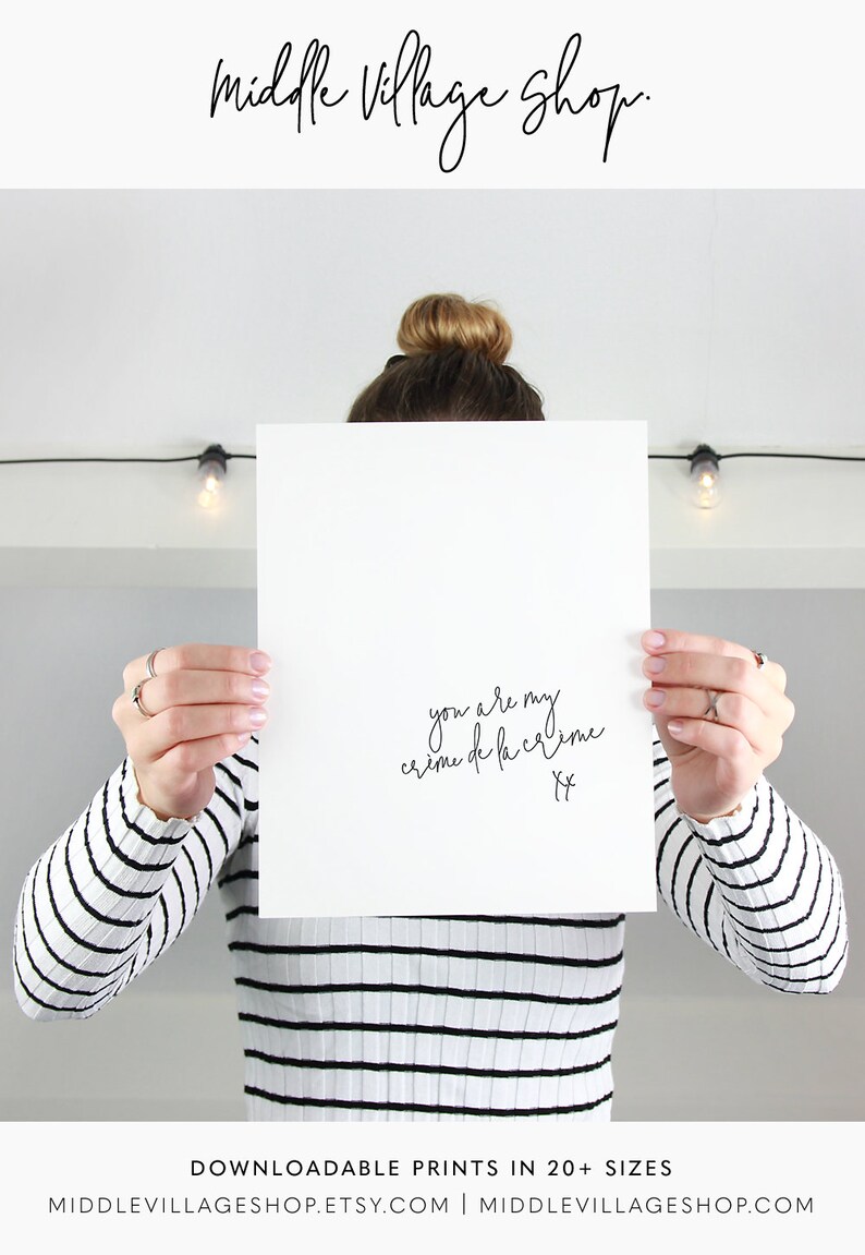 DOWNLOADABLE prints Typography Prints for Bedrooms 'You Etsy