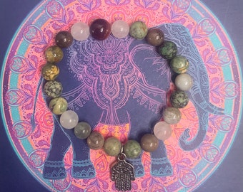 Carolina Sundance Evolving Journey Spiral Chakra Healing Gemstone Bracelet FREE SHIPPING