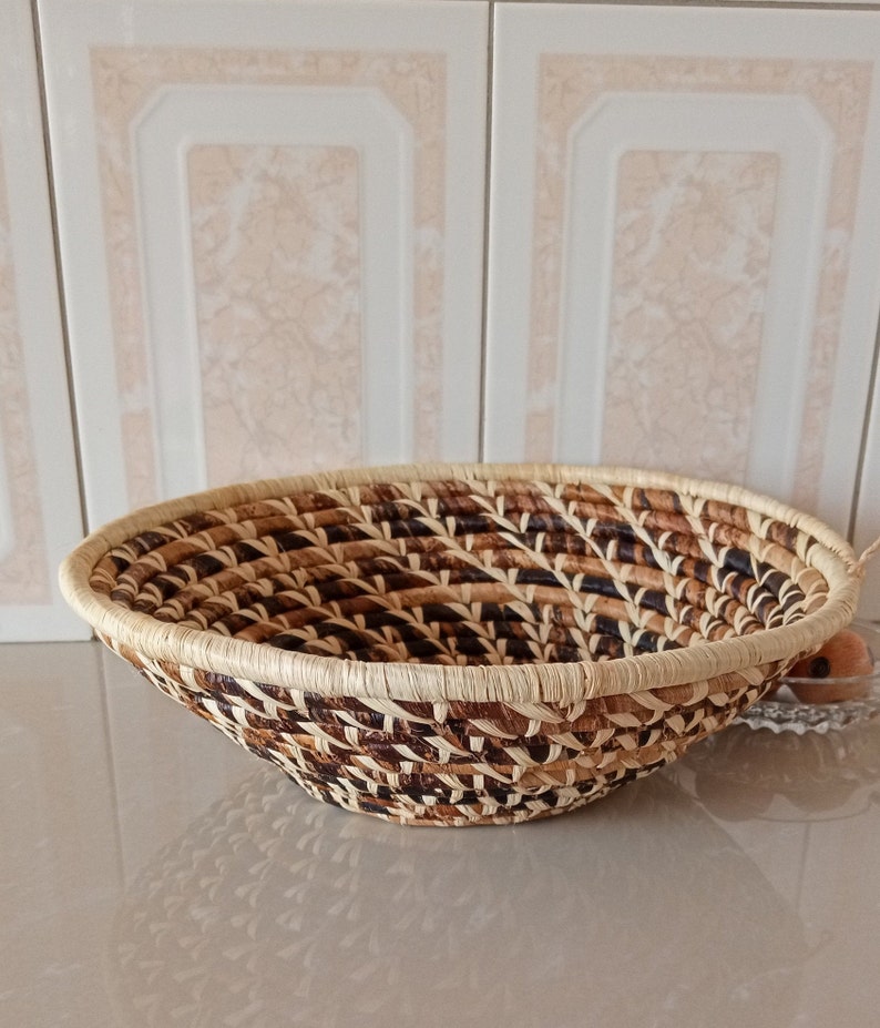 ON SALE African Woven Bowl African Basket Bowl Woven Wall Etsy