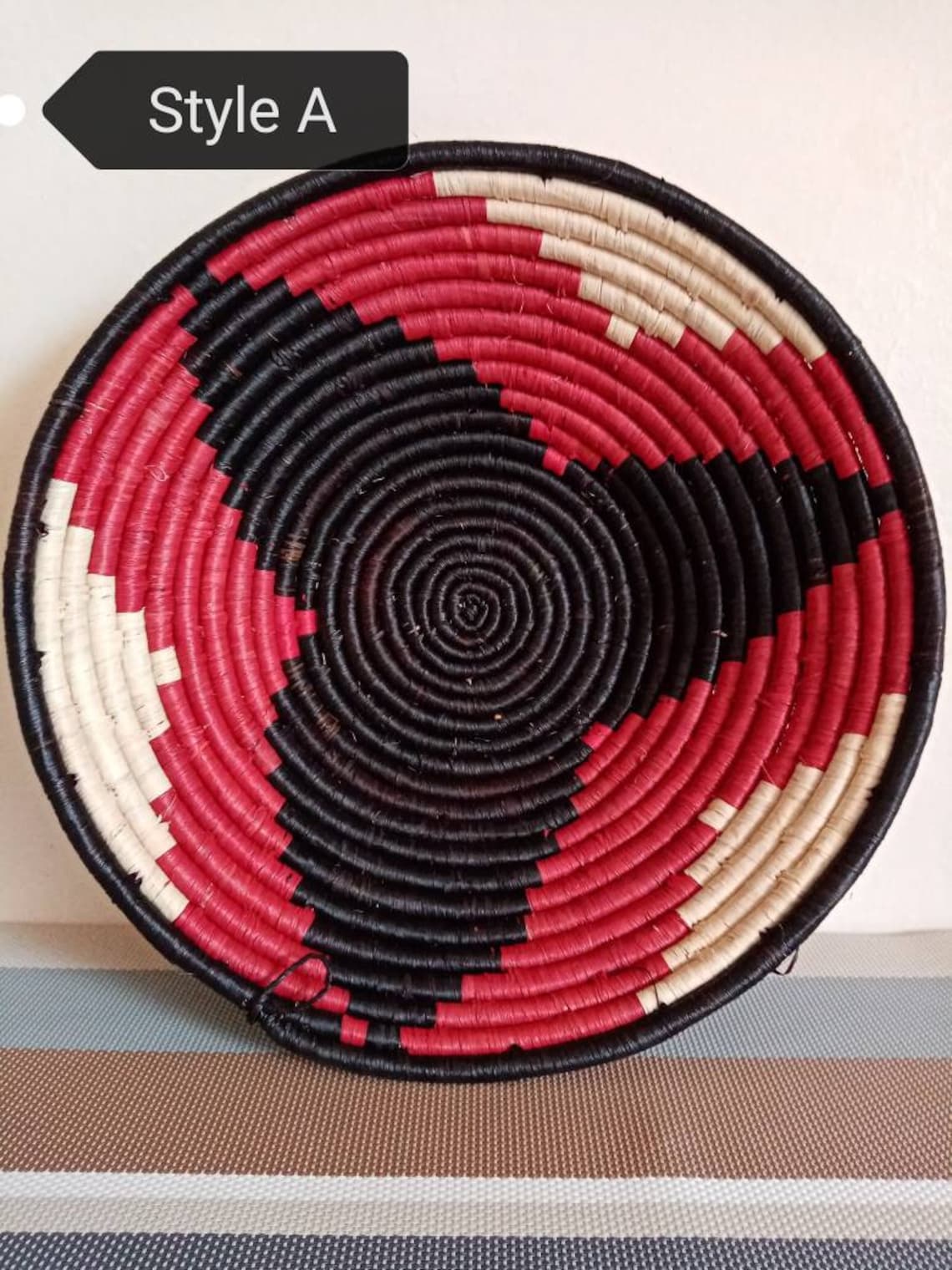 ON SALE Wall Basket African Wall Basket African Basket Wall Etsy