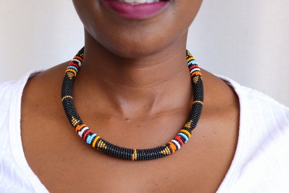 Etsy african necklaces cheap