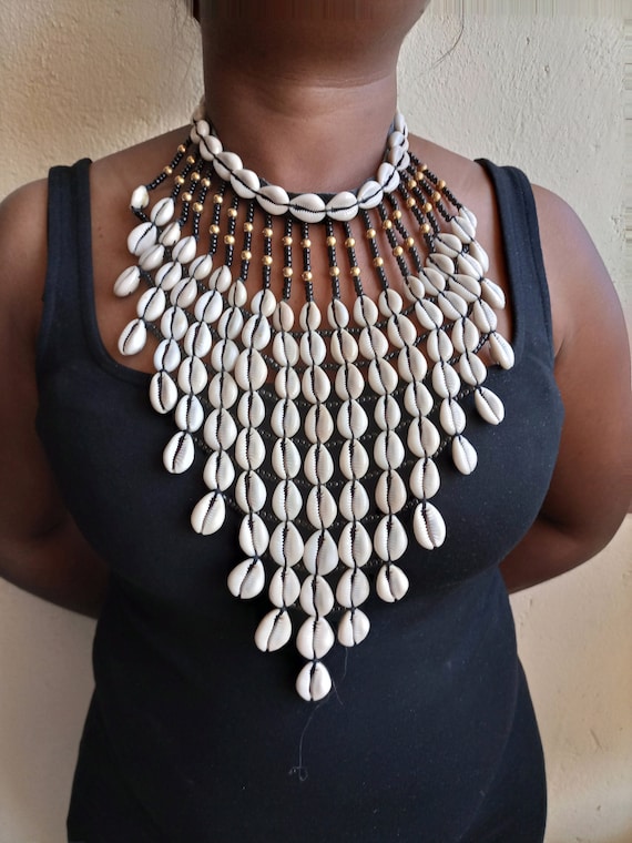 Beaded Shell Necklaces Beaded Shell Necklaces