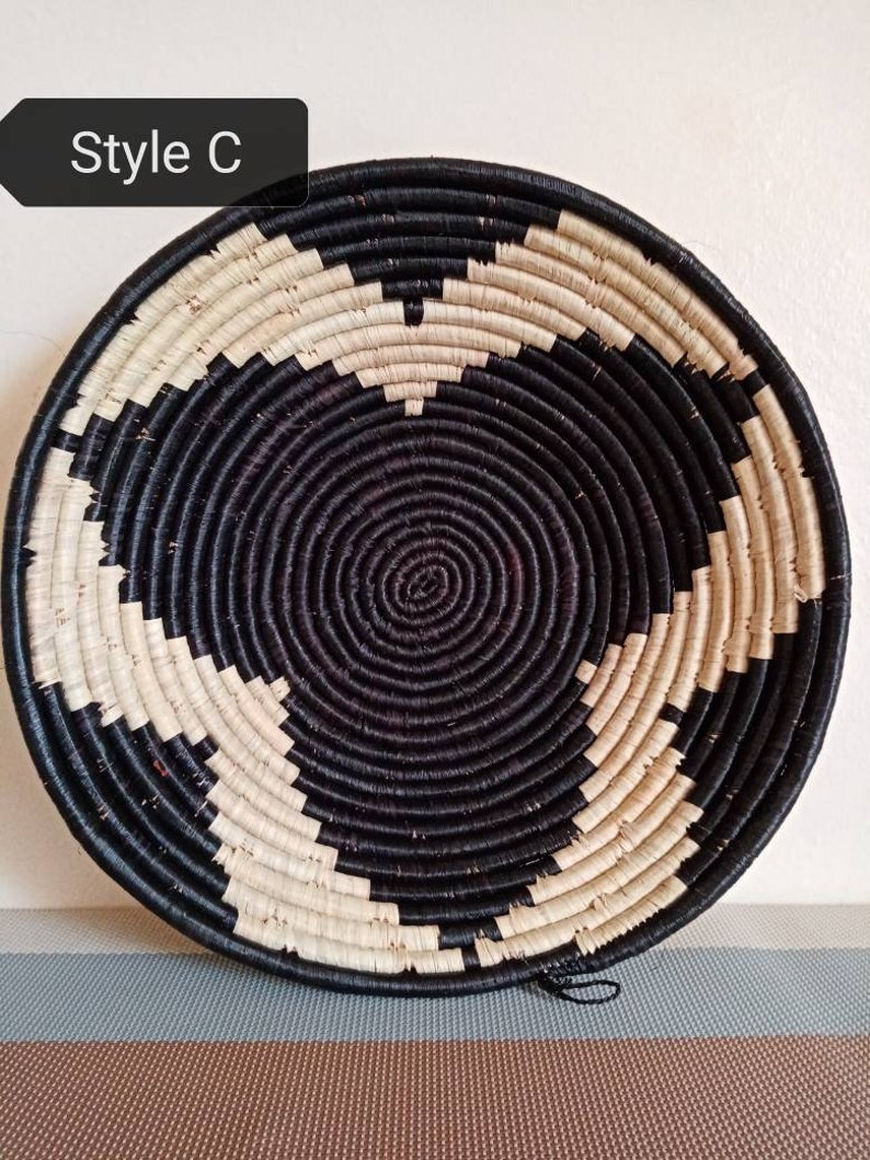 Woven Basket African Wall Basket African Basket Wall Decor Etsy