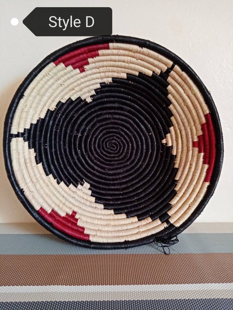 Woven Basket African Wall Basket African Basket Wall Decor Etsy