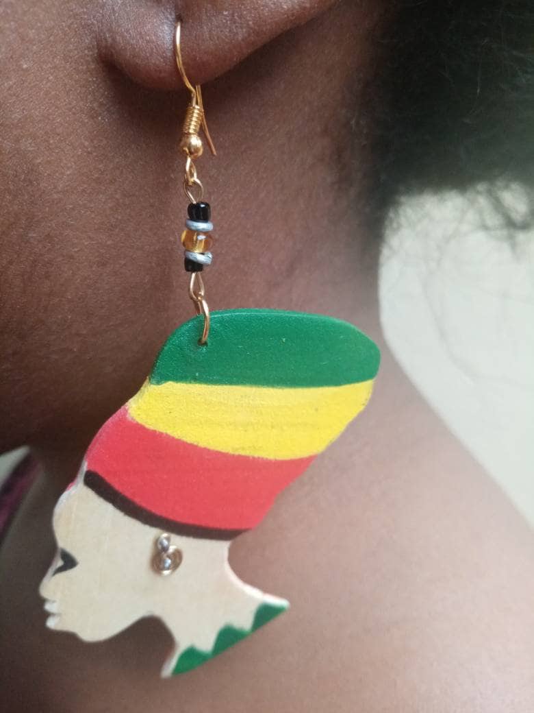 ON SALE Wooden Earrings African Earrings Masai earrings | Etsy