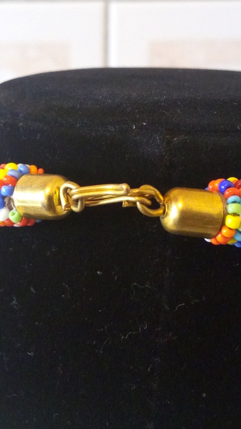 Tribal Necklace ON SALE African Beaded Necklace Boho Necklace Multicolor Necklace Women Jewelry African Jewelry Statement necklace