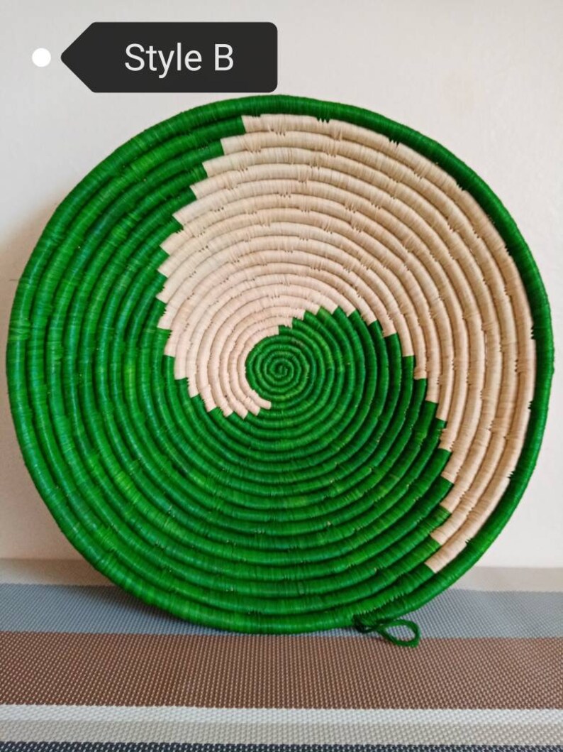 Woven Basket African Wall Basket African Basket Wall Decor Etsy