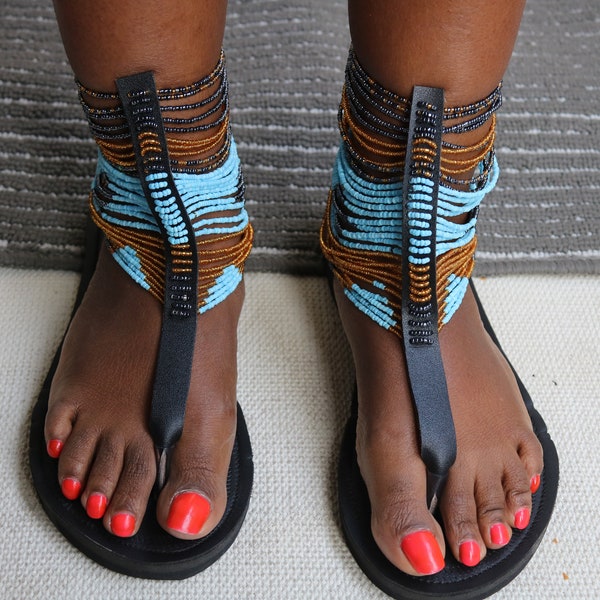 ON SALE Handmade Gladiator Sandals, African leather Sandals, Women Shoes, Boho sandals, Summer sandals, Maasai sandals, Africa shoes, Shoes
