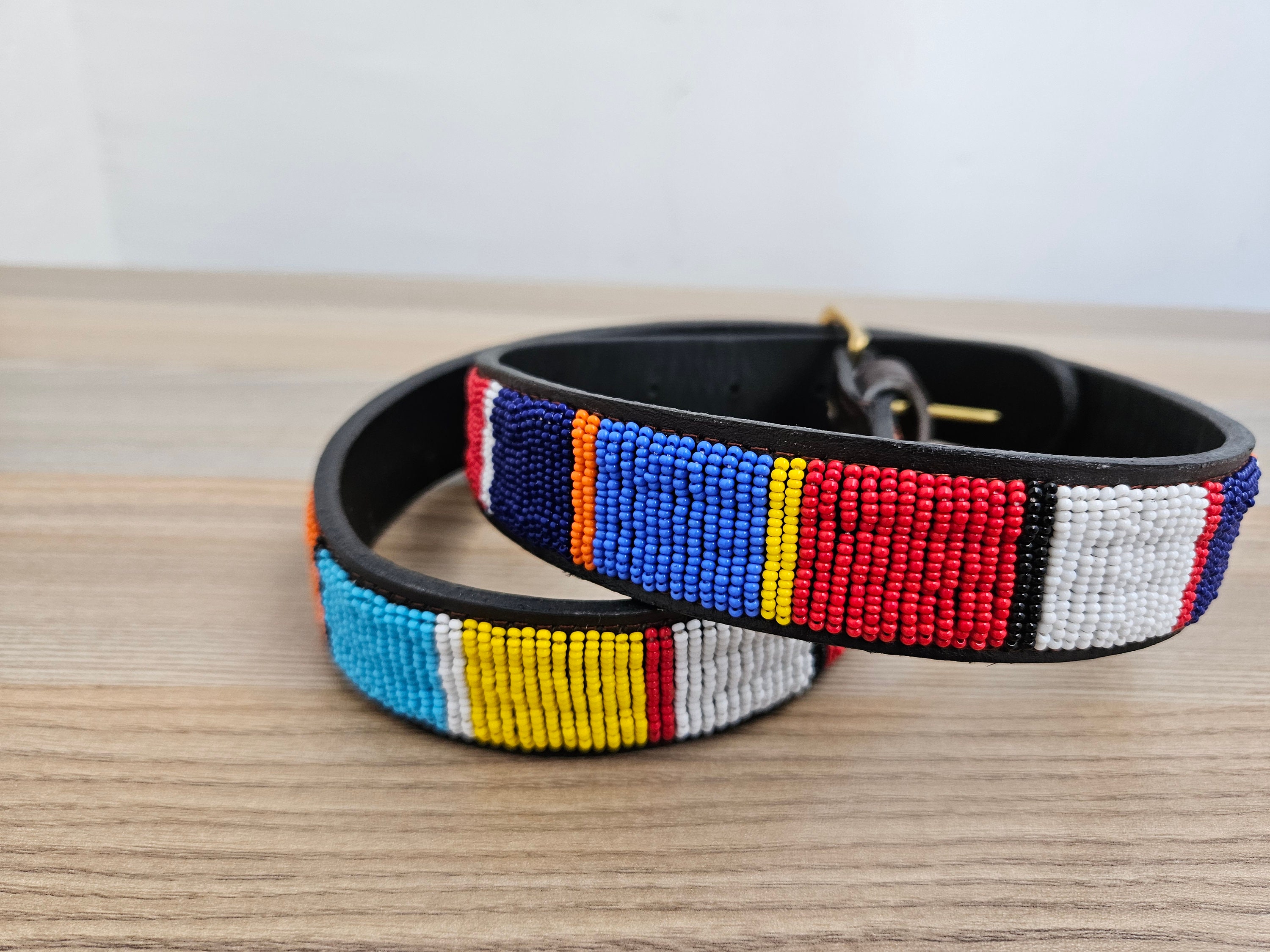 Tribal beaded belt, Masai beaded belt, Leather belt, Unisex belt, Handmade belt, Casual belt, Cowboy belt, Boho belt, Men Belt, Accessories