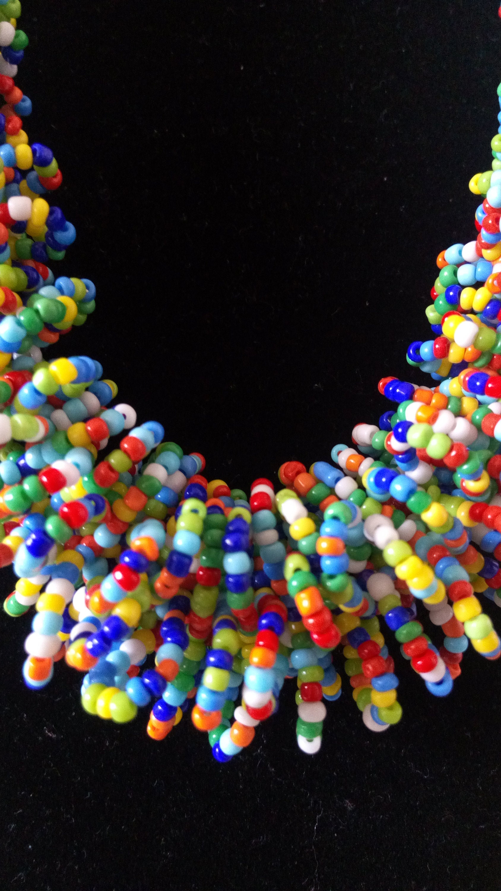 ON SALE African Beaded Necklace Maasai Necklace African Etsy