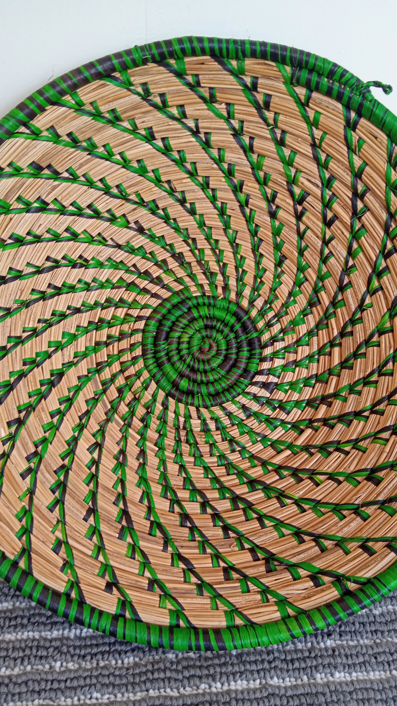 ON SALE African Woven Wall Basket Woven Wall Basket Hanging Etsy