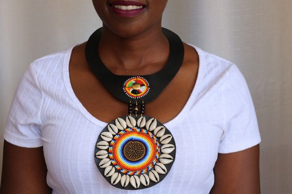 Etsy african necklaces best sale