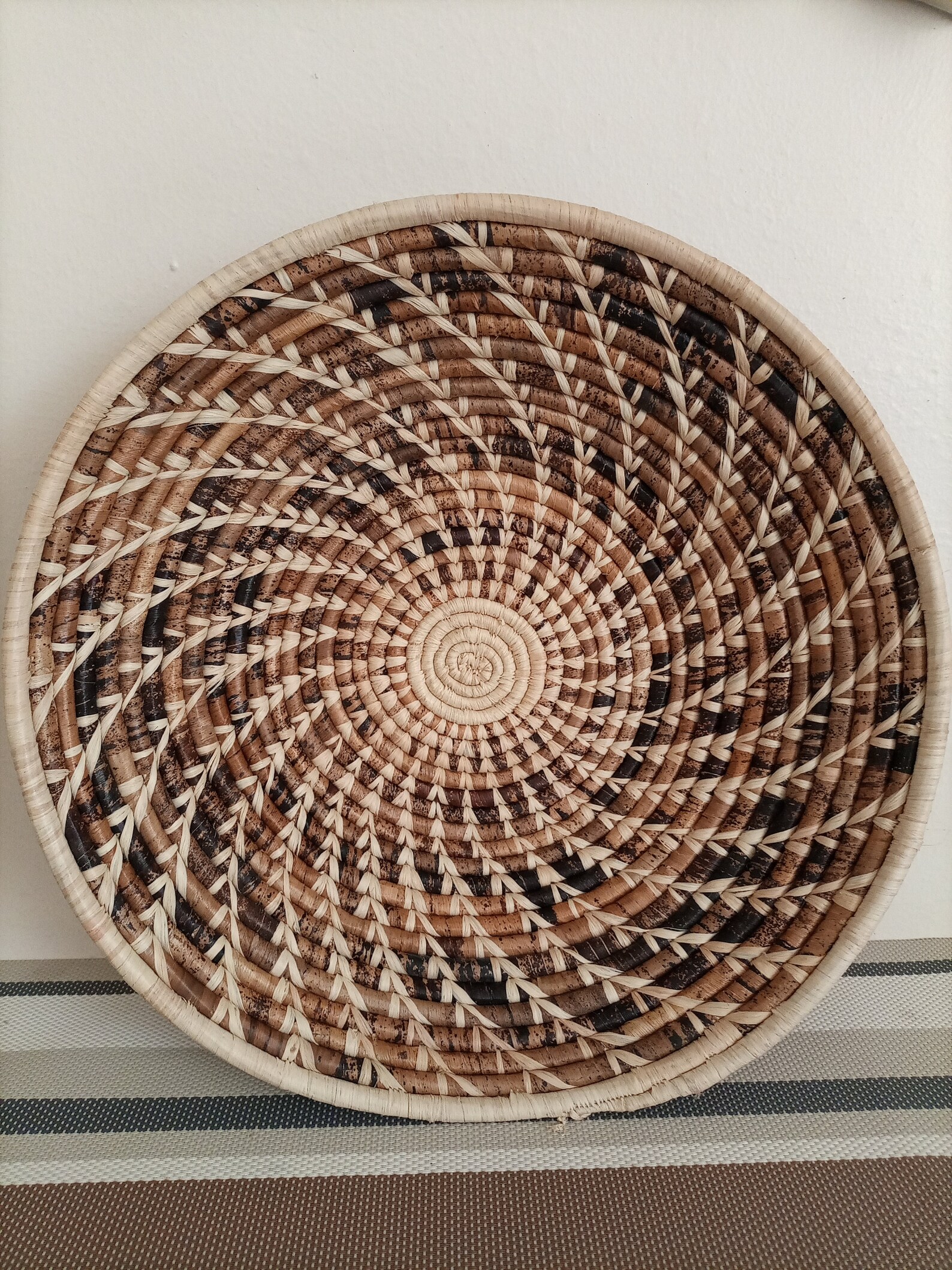 ON SALE African Woven Bowl African Basket Bowl Woven Wall Etsy