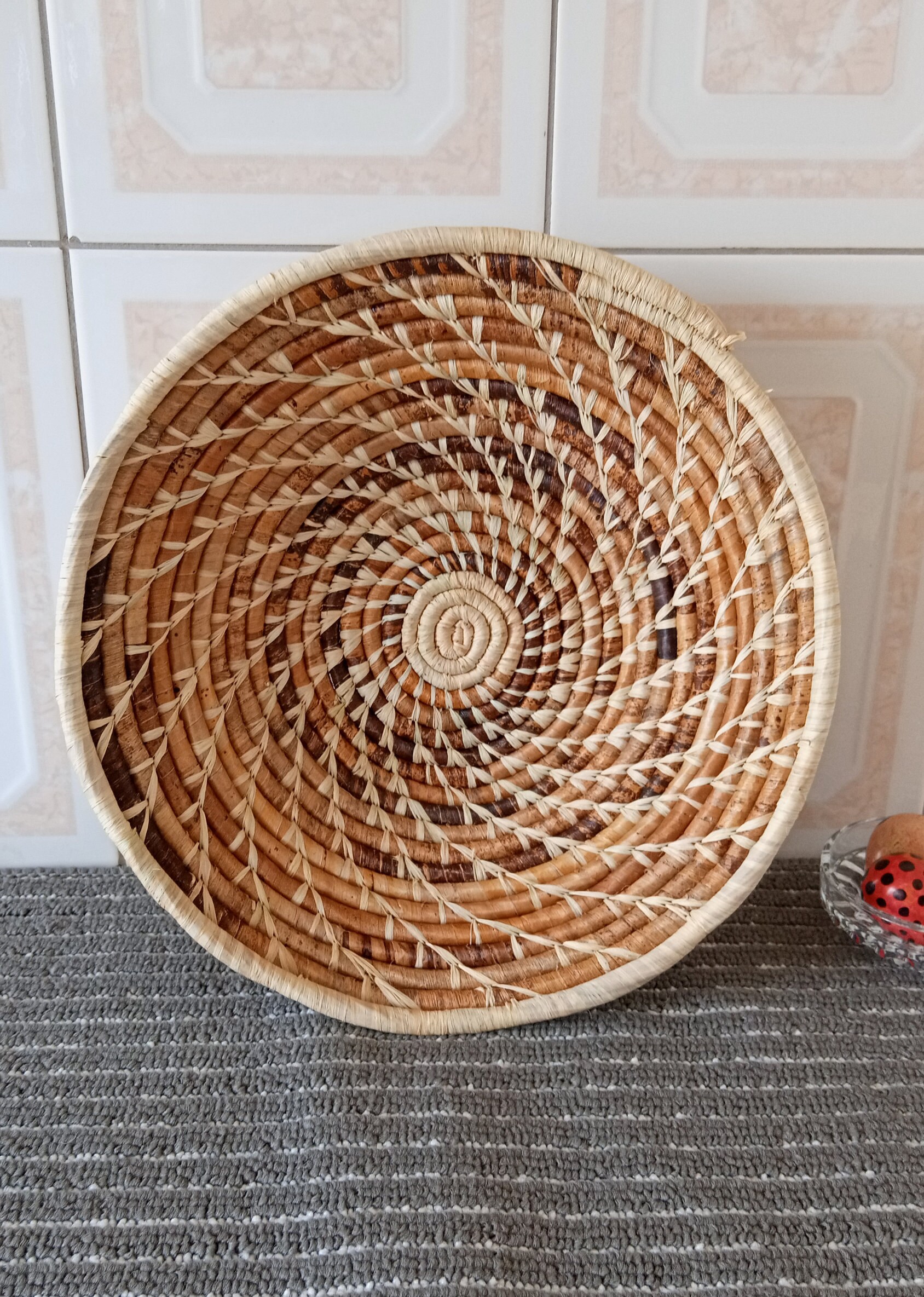 ON SALE African Woven Wall Baskets Set Handmade Woven Etsy