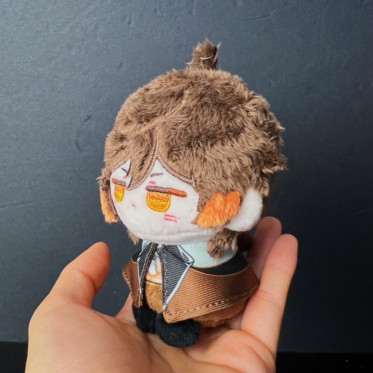 Genshin Impact Zhongli Plushies Keychain Cute Handmade - Etsy