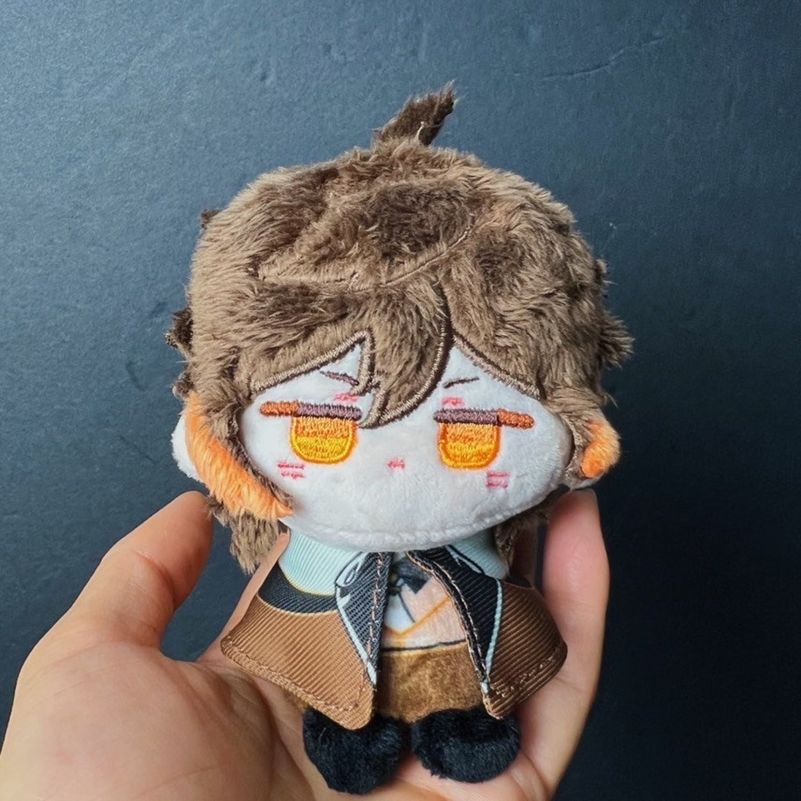 Genshin Impact Zhongli Plushies Keychain Cute Handmade - Etsy