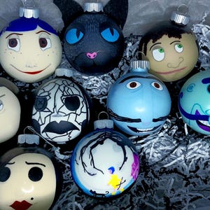 Coraline Hand-painted Ornaments