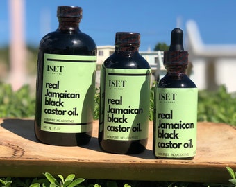 Pure Jamaican Black Castor Oil | Raw Unrefined | Organic | Handmade in Jamaica