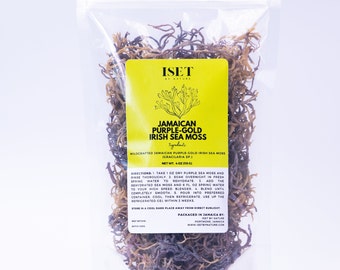 Jamaican Purple Gold Sea Moss (Thick) 4 oz