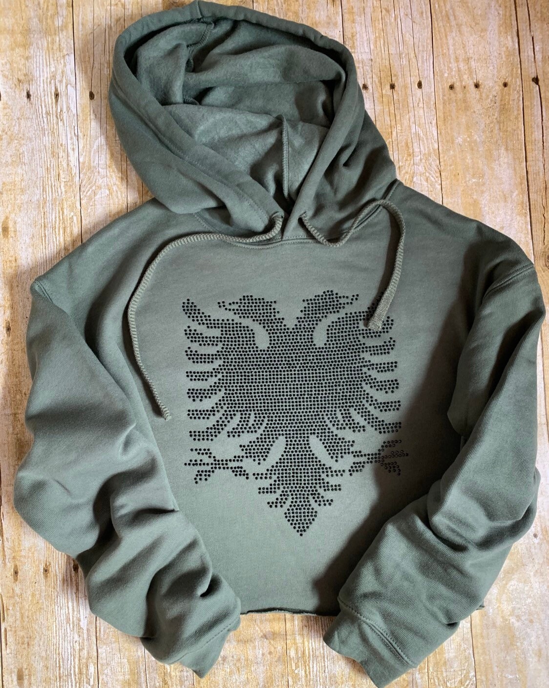 eagles cropped hoodie