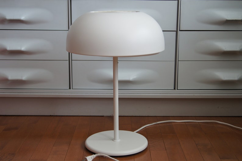 NYMANE large white table lamp for IKEA Rare model 1990's Dlg Panthella by Louis Poulsen Space Age Lamp Postmodern Table Lamp image 6