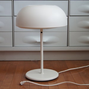 NYMANE large white table lamp for IKEA Rare model 1990's Dlg Panthella by Louis Poulsen Space Age Lamp Postmodern Table Lamp image 1