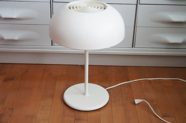 NYMANE large white table lamp for IKEA Rare model 1990's Dlg Panthella by Louis Poulsen Space Age Lamp Postmodern Table Lamp image 3