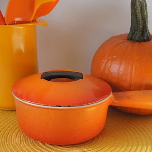 Vintage Cousances #16 Cast Iron Pot with Original Lid-Le Creuset Cousances Made In France Cast Iron Pot- Cast Iron Pot by Le Creuset