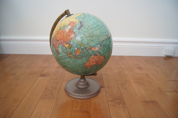 Globe terrestre vintage