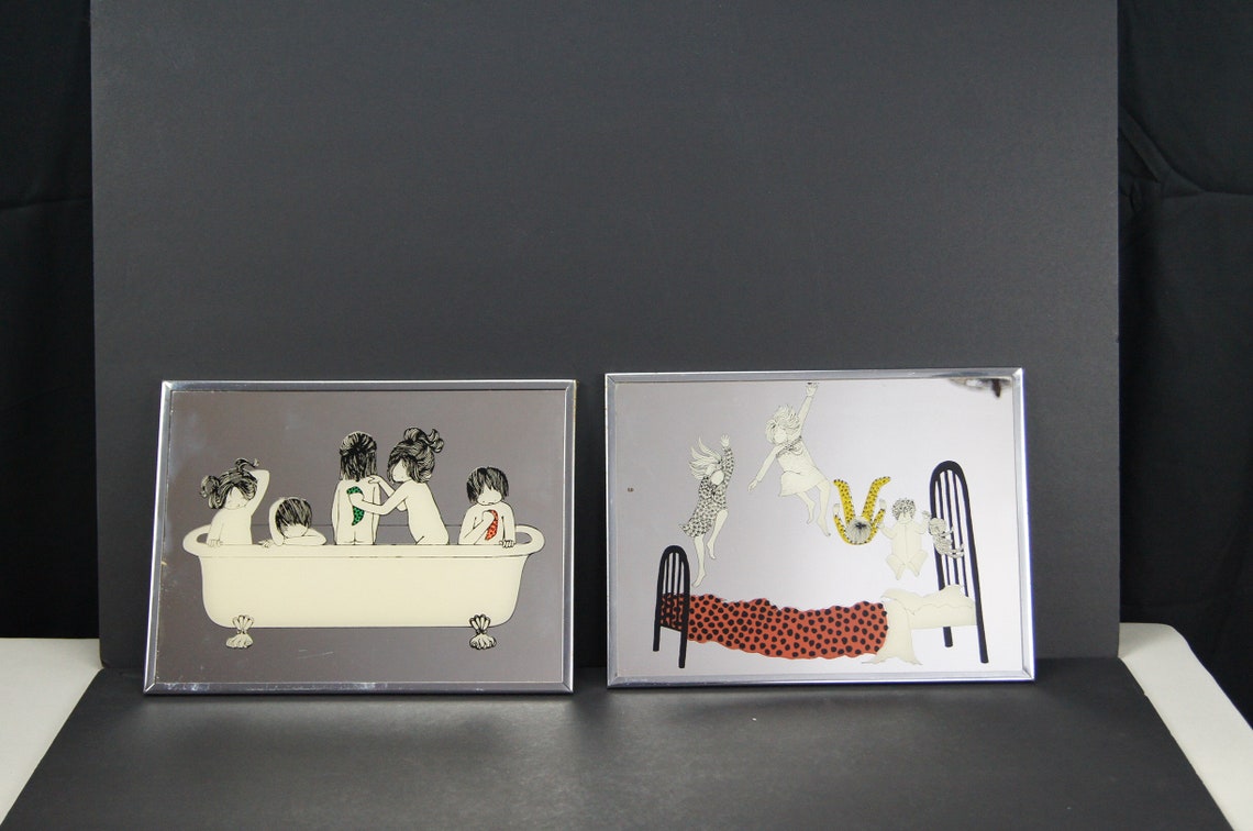 Vintage/1970's/Brytone Mechanical Mirror Works Etsy