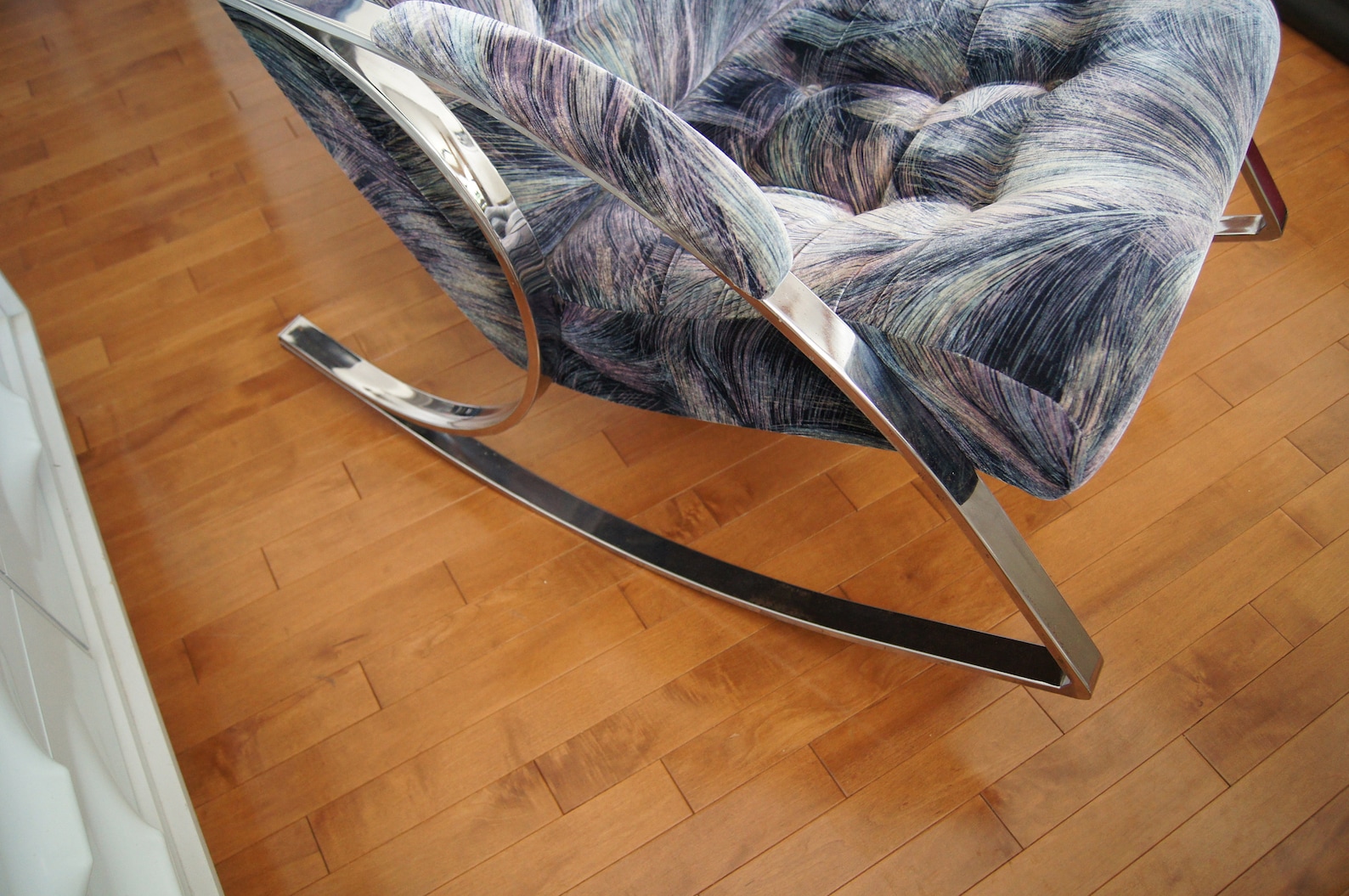 Vintage Bercante Chrome Rocking Chair, Memphis Style - Etsy Canada