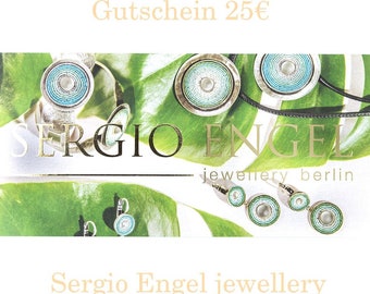 Gutschein Sergio Engel jewellery, perfektes Geschenk! 10-100 Euro