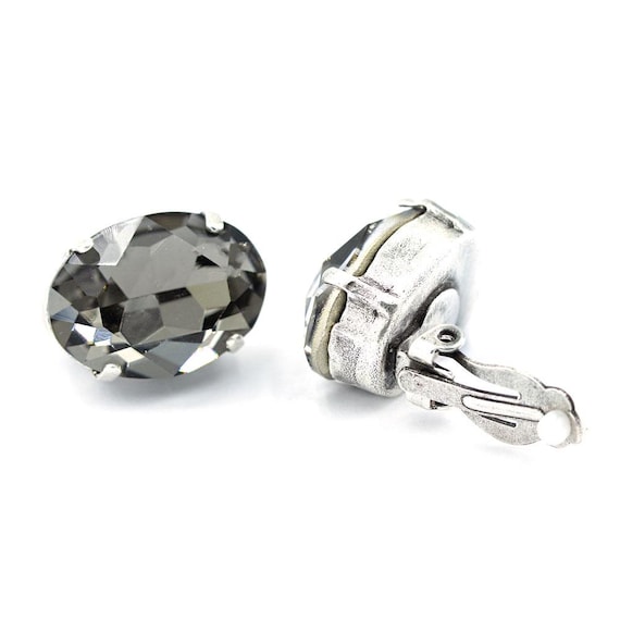 Wunderschöne Vintage Ohrringe Clips Mit Gold Plating (Gebraucht) In