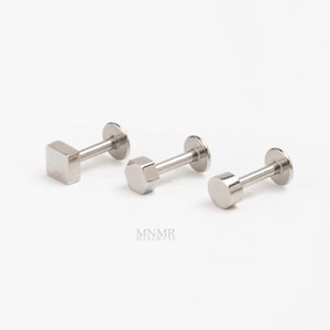 Kleine Helix Ohrringe, Chirurgenstahl Ohrstecker, Tragus Conch Rook